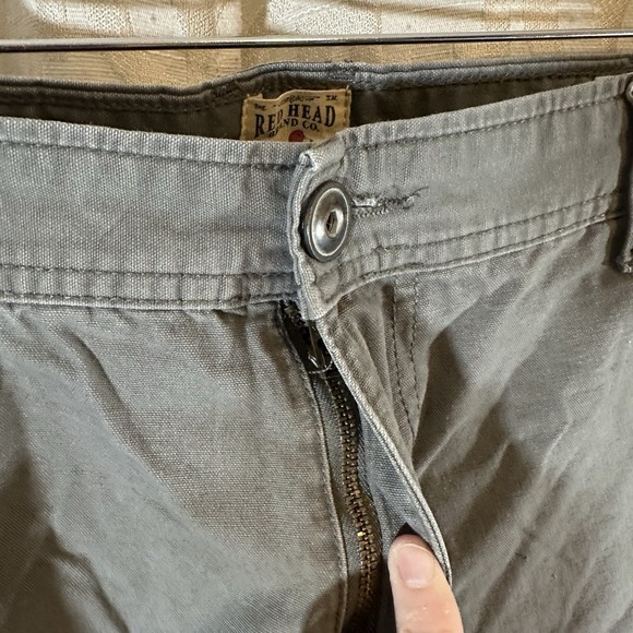 Red Head Brand Men's 44x30 Gray/green Cargo Pants Ripstop Nylon Spandex Blend - Picture 6 of 9